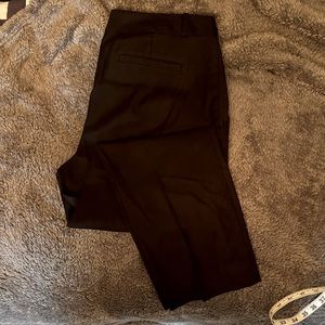 Black cotton capris